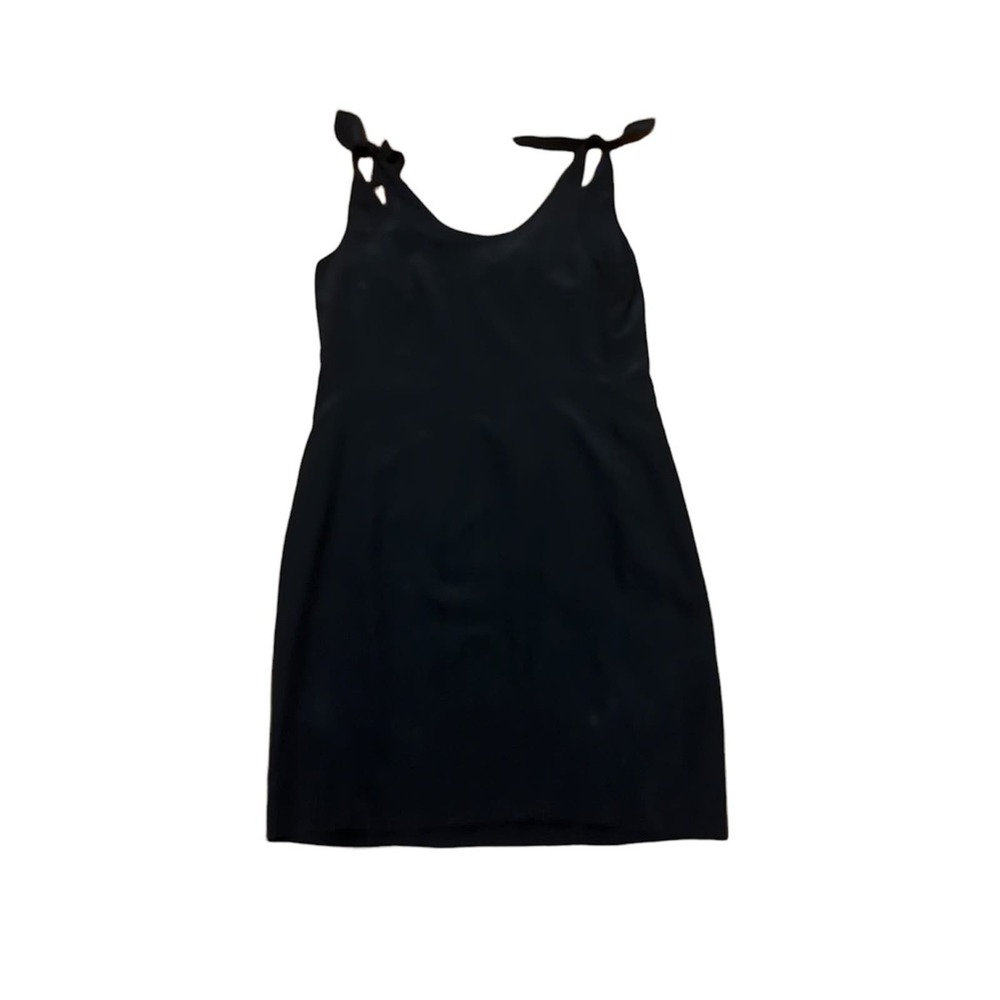 Vintage Laura Ashley 100% Silk, Tie Shoulder Dress